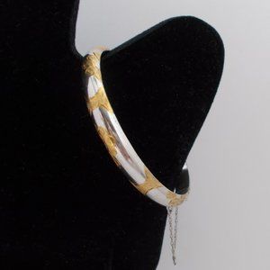 Exquisite Two-Tone .925 Sterling Silver Bracelet